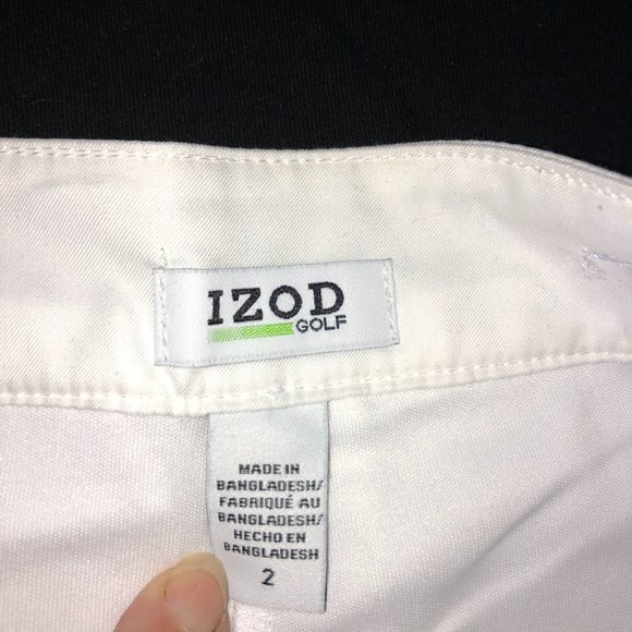 Izod Golf White/Pink Plaid Skort Size 2 - Picture 3 of 4